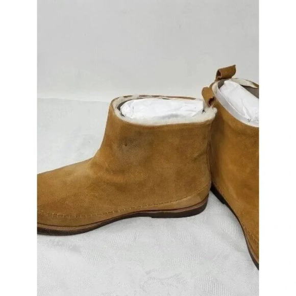 Steve Madden Womens Tommy Tan Sued Ankle Boots US 10 M - Picture 3 of 9